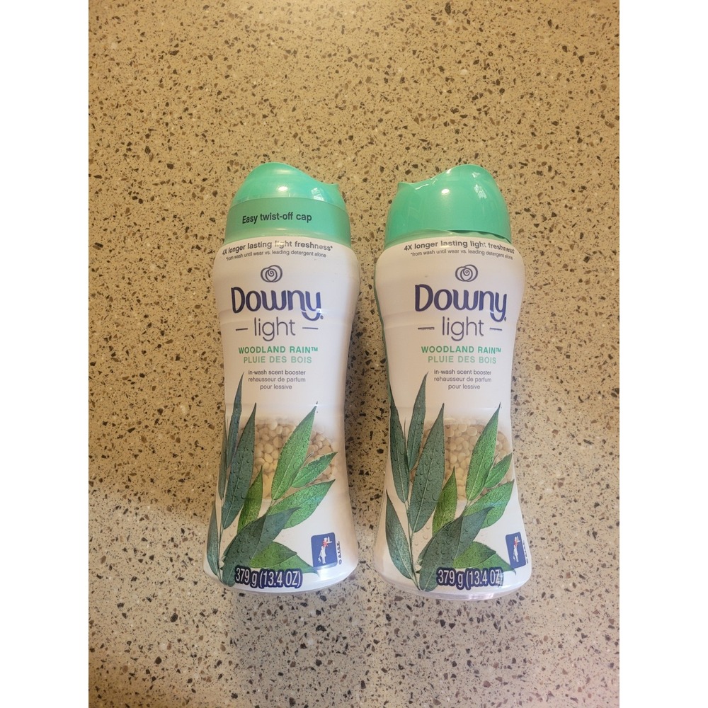 READ Description Downy Light Woodland Rain In Wash Scent Booster Beads 13.4oz